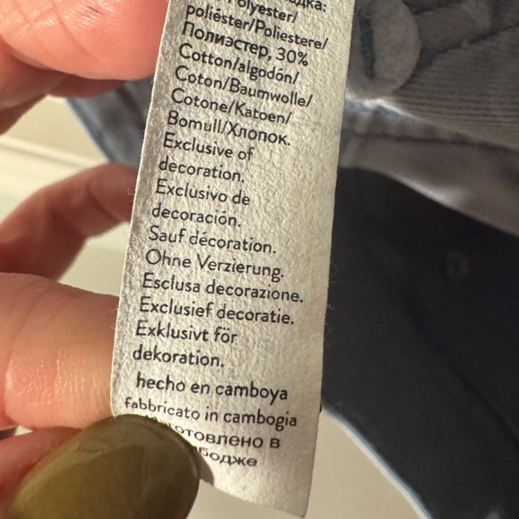 SPANX Coastal Blue Twill Shorts Size 3X - Picture 4 of 12